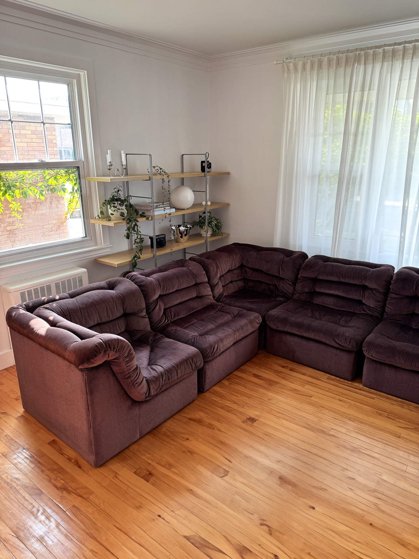 Sofa modulaire vintage de 6 pièces par Vic Line, 1970s