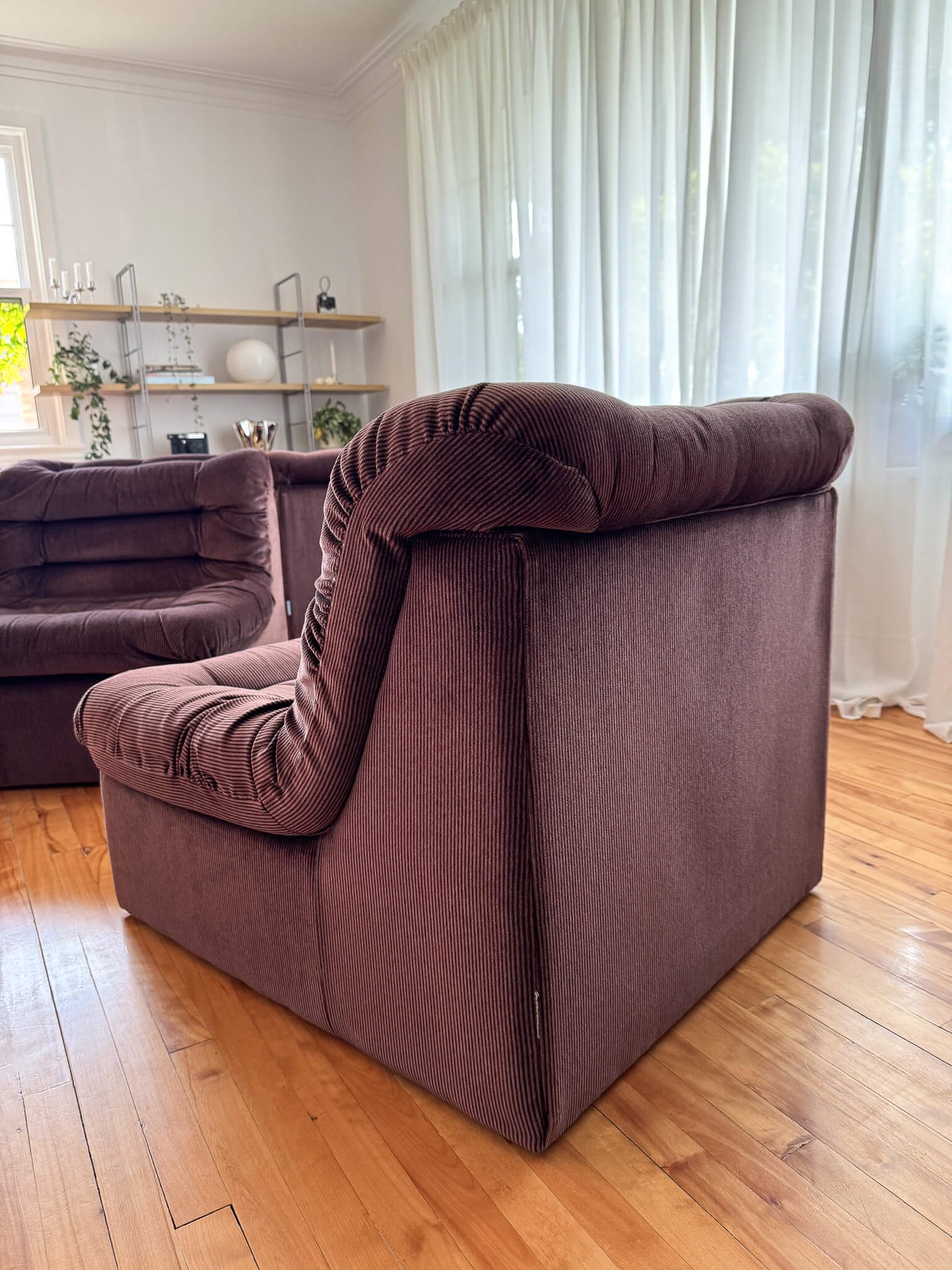 Sofa modulaire vintage de 6 pièces par Vic Line, 1970s