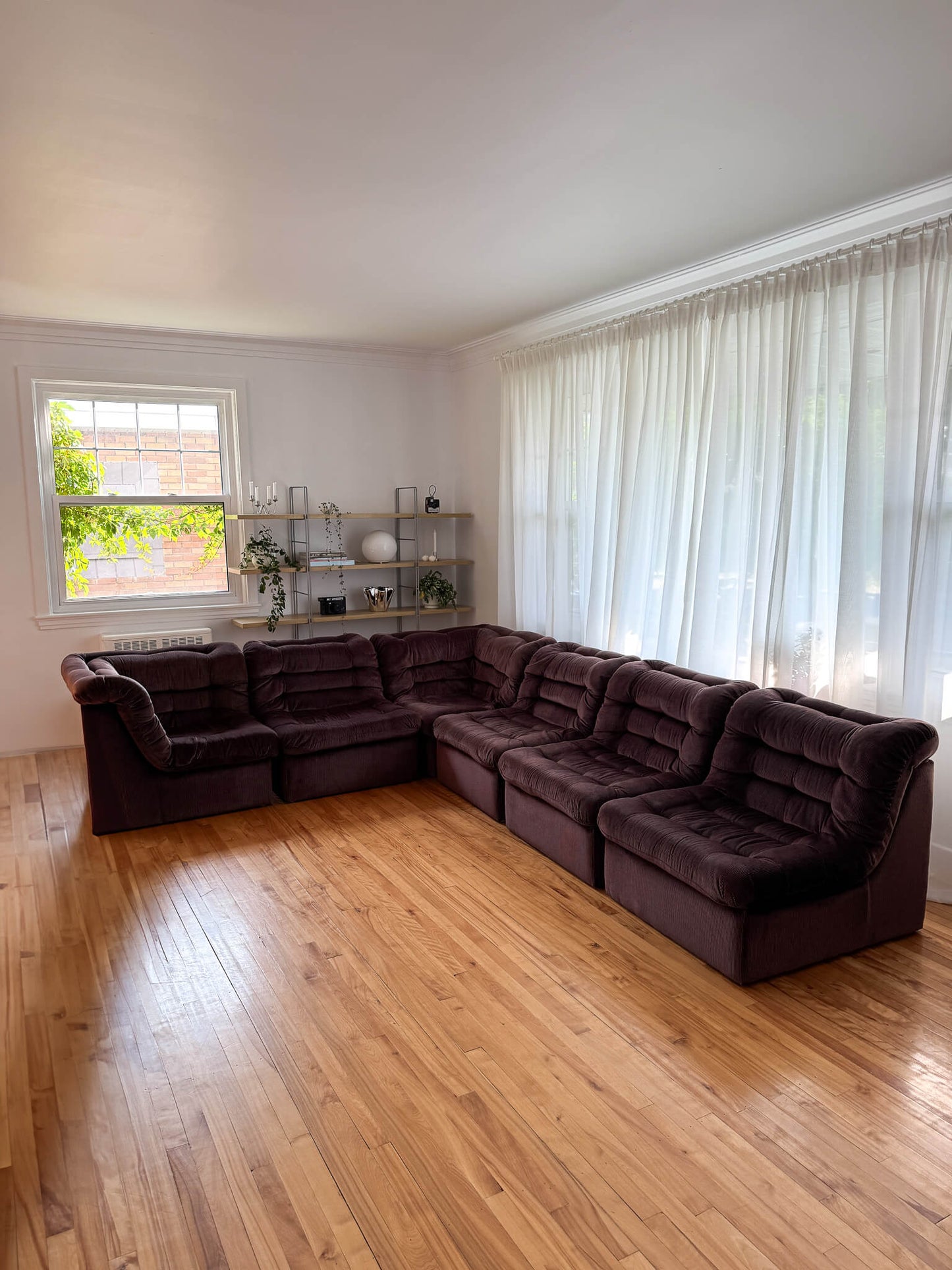Sofa modulaire vintage de 6 pièces par Vic Line, 1970s