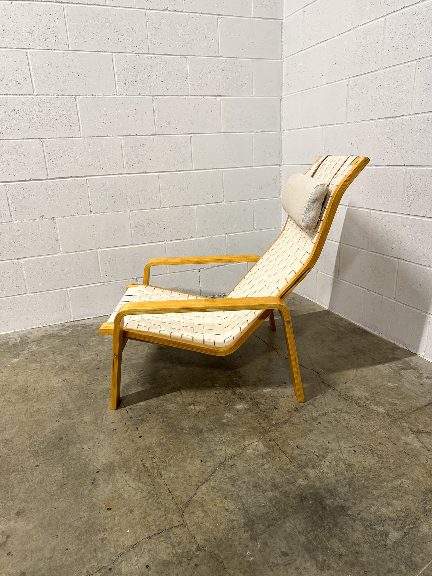 Fauteuil vintage Pulkka de Ilmari Lappalainen pour Ikea