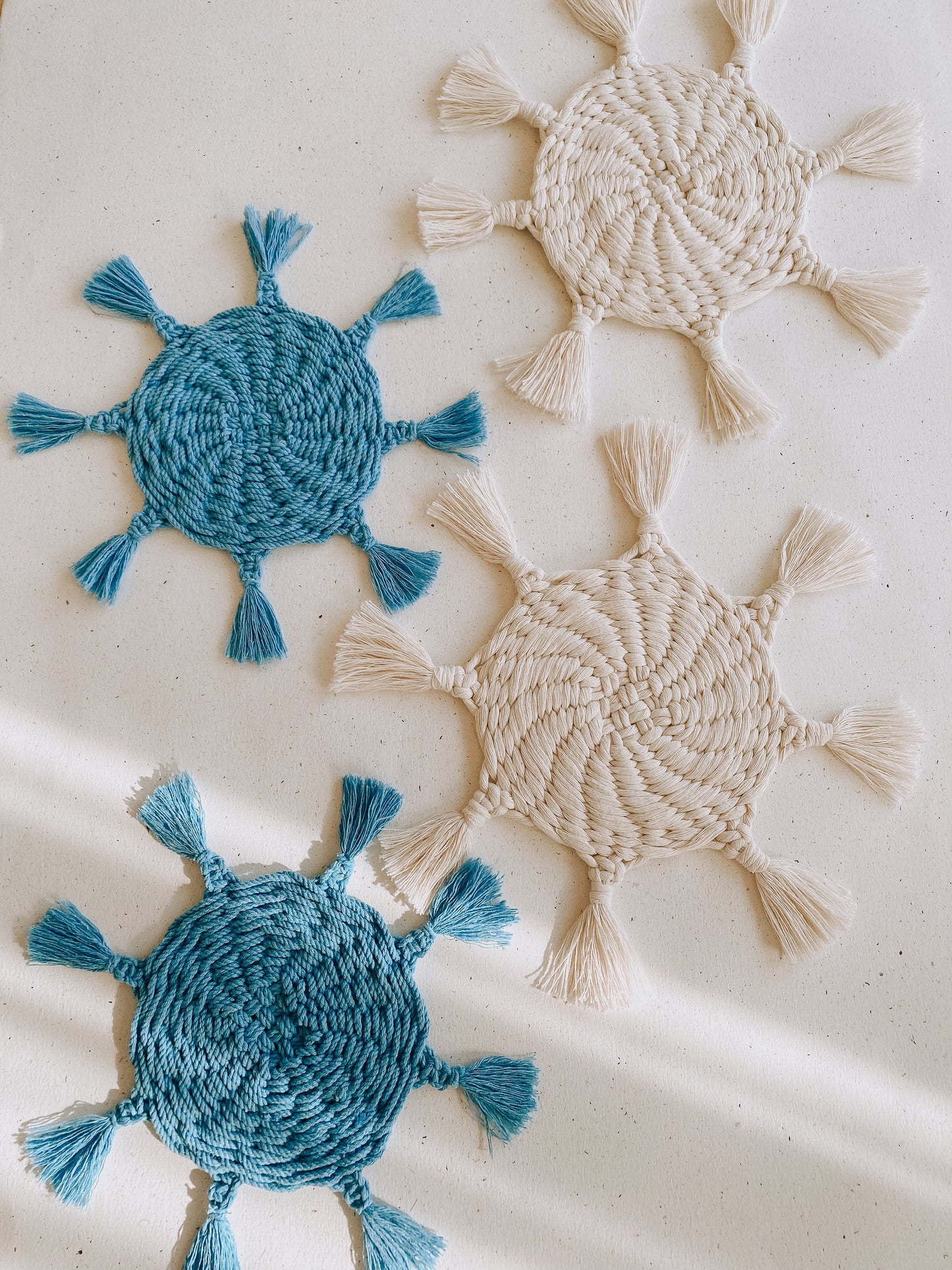 SOLIS, sous-plat en macramé