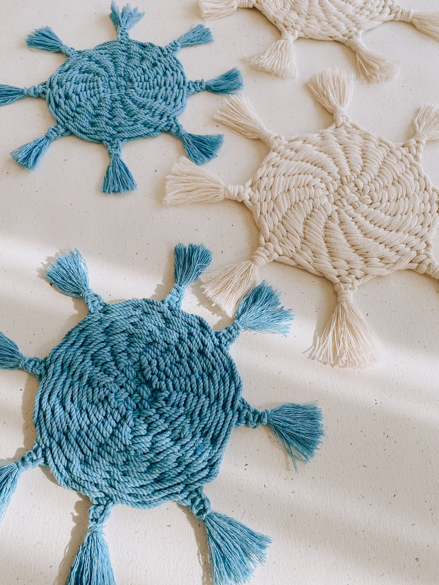 SOLIS, sous-plat en macramé