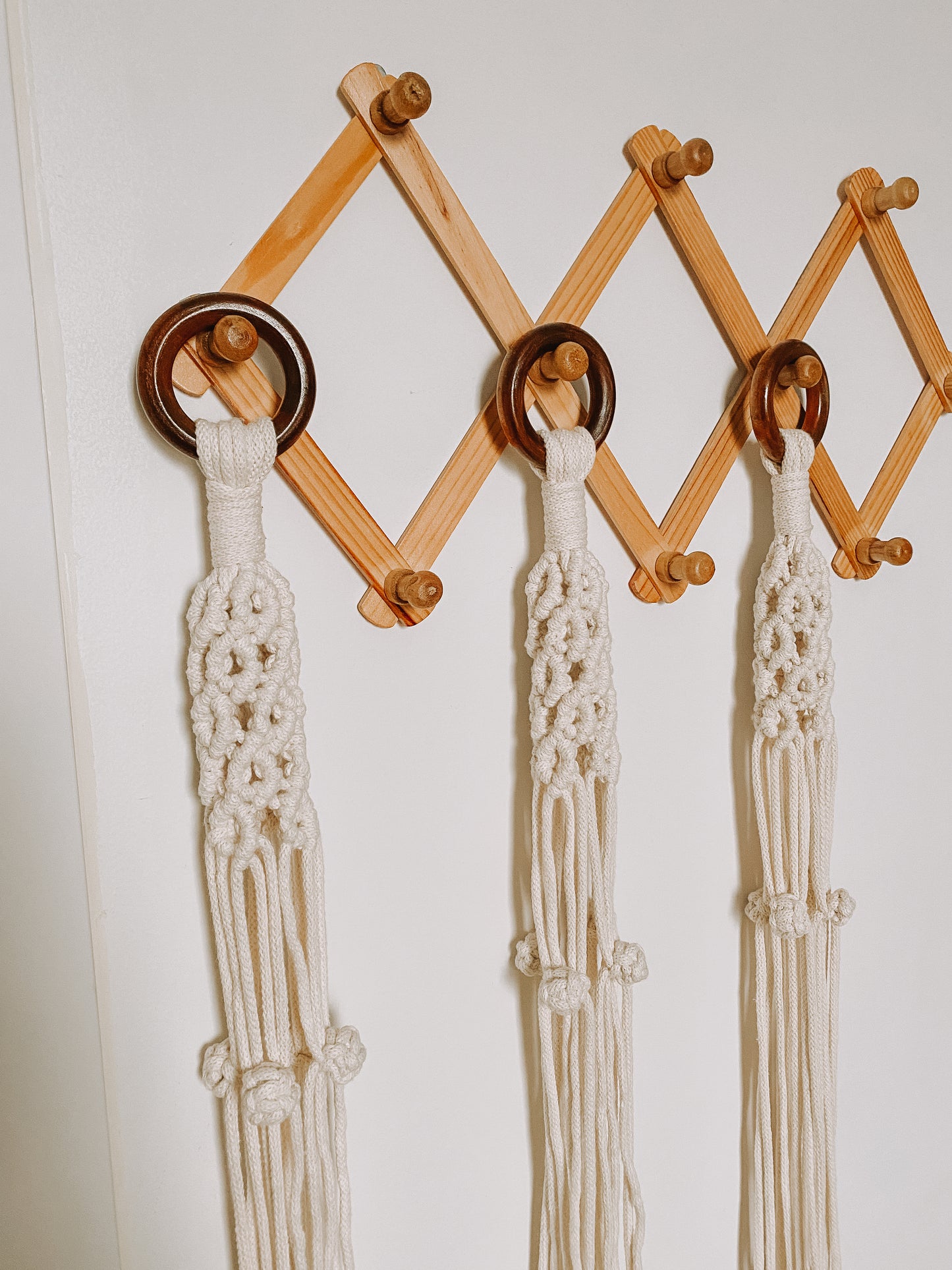 ADALINE, jardinière suspendue en macramé