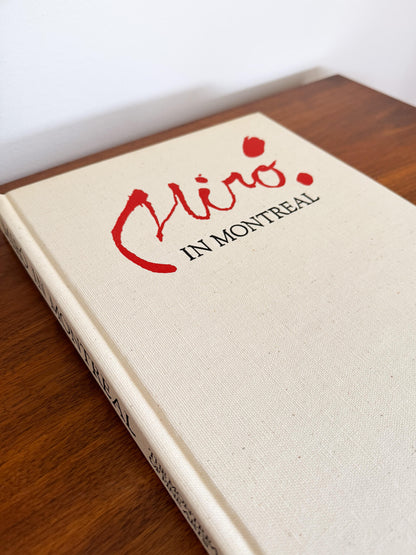 Livre Miró in Montreal