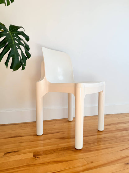 Chaise vintage en plastique par Giovanni Maur pour Treco, 1960s