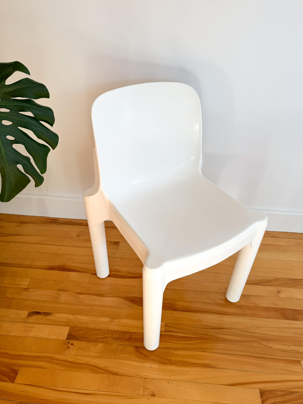 Chaise vintage en plastique par Giovanni Maur pour Treco, 1960s