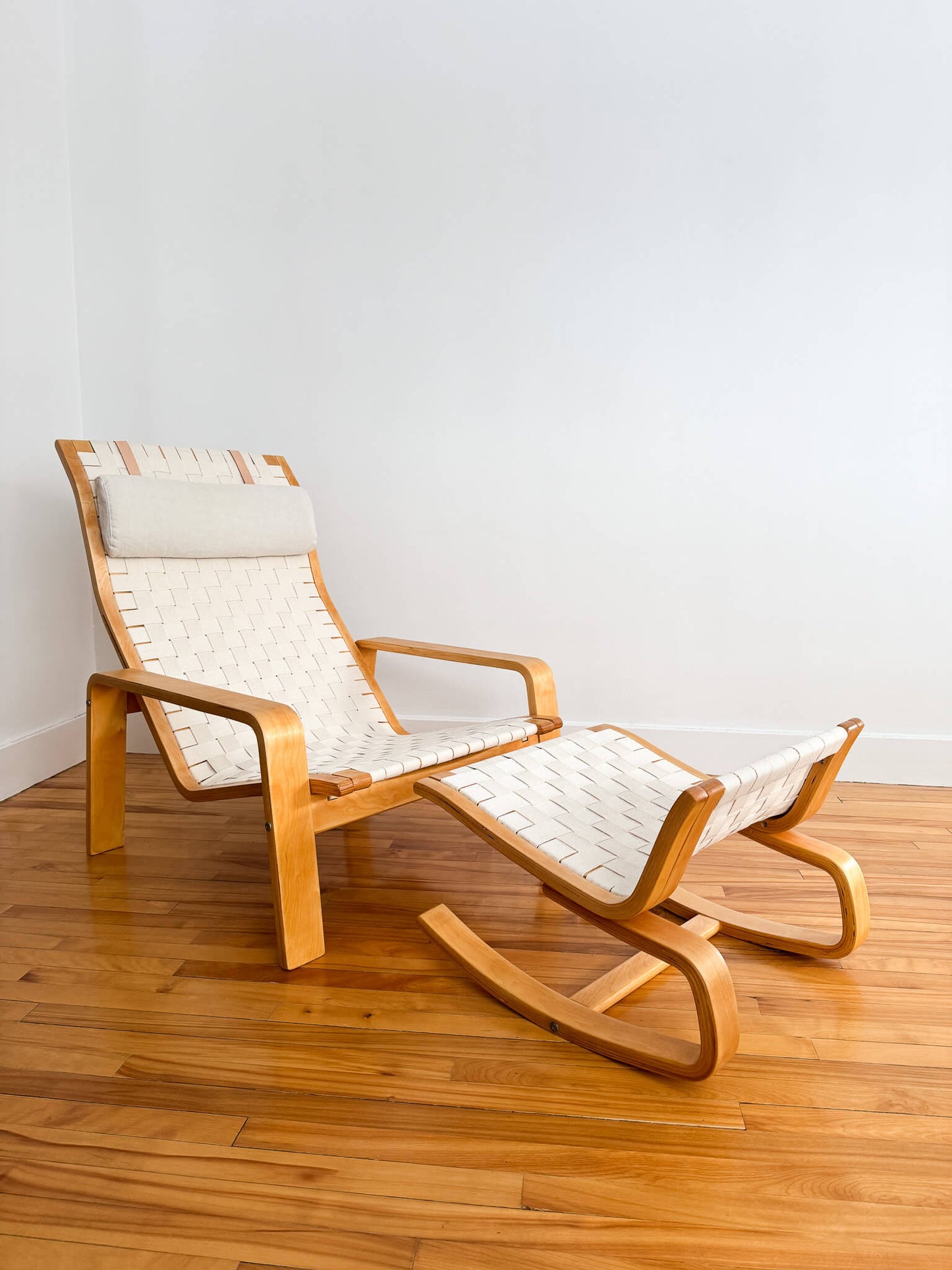 Fauteuil vintage Pulkka de Ilmari Lappalainen pour Ikea