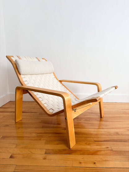 Fauteuil vintage Pulkka de Ilmari Lappalainen pour Ikea