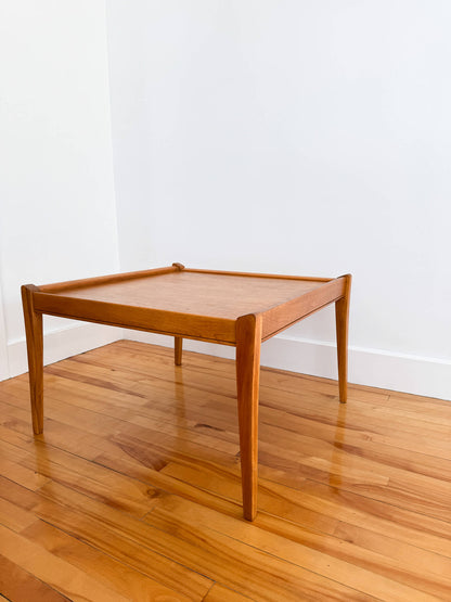 Table à café vintage en bois Mid-Century