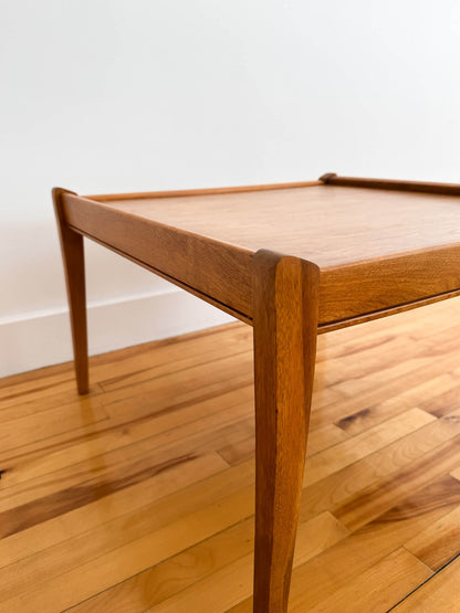 Table à café vintage en bois Mid-Century