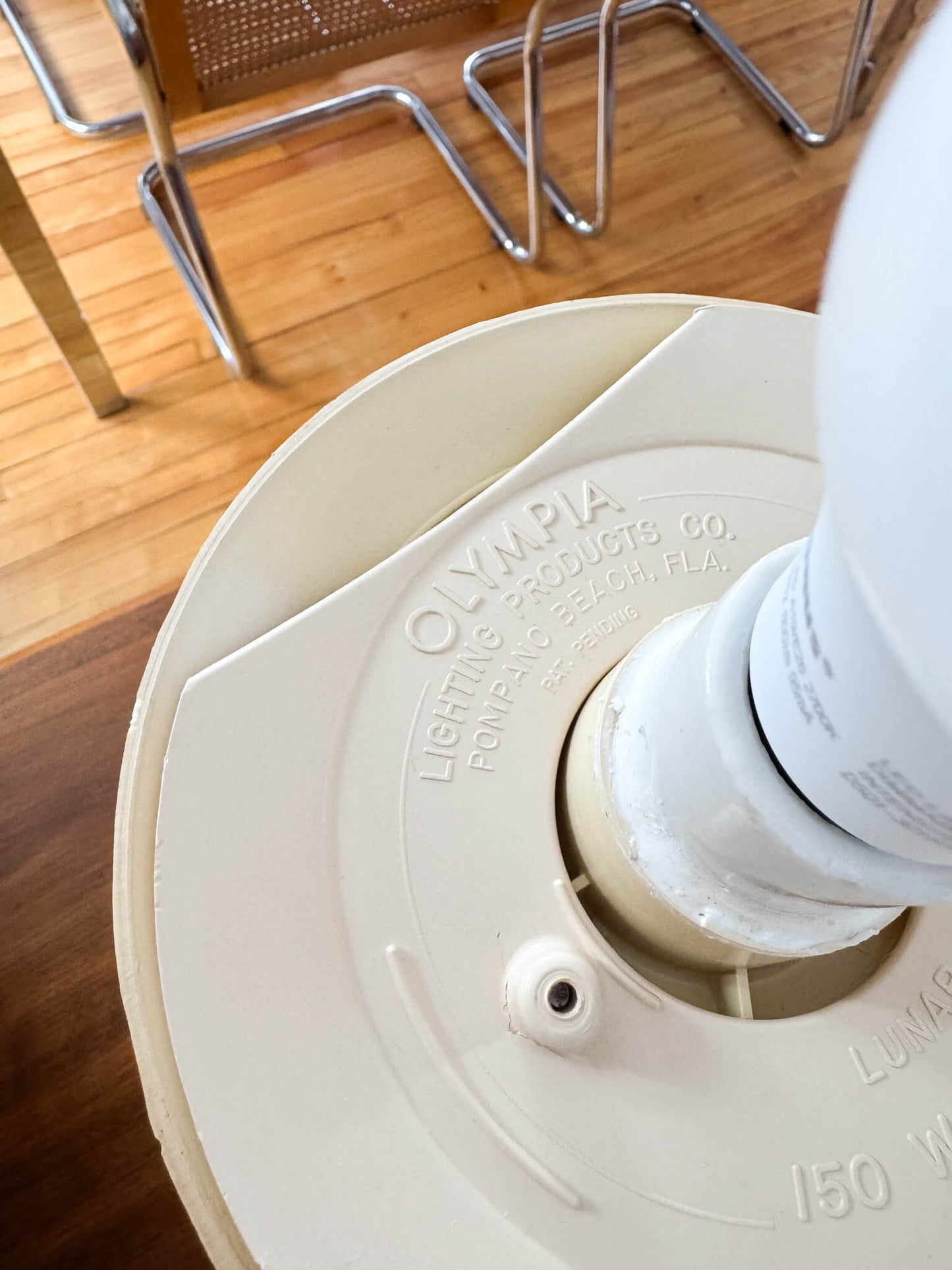 Lampe sur pied vintage Olympia Lunar, 60s